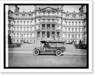 Historic Framed Print, Oldsmobile Sales Co., State War & Navy truck,  17-7/8" x 21-7/8"