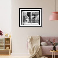 Historic Framed Print, Standard Engraving Co.: Maori girls,  17-7/8" x 21-7/8"