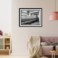 Historic Framed Print, Bureau of Standards milling story,  17-7/8" x 21-7/8"