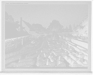 Historic Framed Print, The Flower gardens at Mt. Vernon,  17-7/8" x 21-7/8"