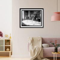 Historic Framed Print, Cannon luncheon, 1920, 5/6/20,  17-7/8" x 21-7/8"