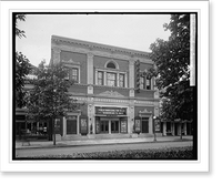 Historic Framed Print, Crandall's Ave. Grand [theater], exterior,  17-7/8" x 21-7/8"