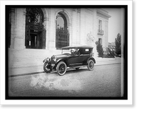 Historic Framed Print, Tulsa car, 1920 - 2,  17-7/8" x 21-7/8"