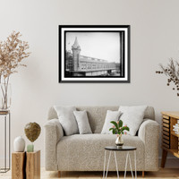 Historic Framed Print, Center Mkt., 9 St. wing, [Washington, D.C.],  17-7/8" x 21-7/8"