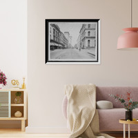 Historic Framed Print, Main Street, west from 12th, Richmond, Va.,  17-7/8" x 21-7/8"