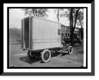 Historic Framed Print, J.C.L. Ritter, polli food products truck - 2,  17-7/8" x 21-7/8"