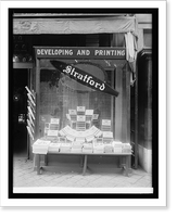 Historic Framed Print, Times window, 4th & Pa. Ave., S.E., [Washington, D.C.],  17-7/8" x 21-7/8"
