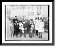 Historic Framed Print, Dr. Julio Bianchi & family,  17-7/8" x 21-7/8"