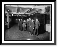 Historic Framed Print, Daniels & Navy Tel. Ex. - 2,  17-7/8" x 21-7/8"