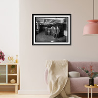 Historic Framed Print, Daniels & Navy Tel. Ex. - 2,  17-7/8" x 21-7/8"