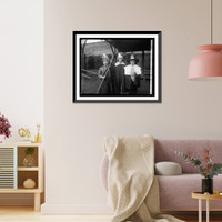 Historic Framed Print, Force School, Pilgrim Day group, 1920,  17-7/8" x 21-7/8"