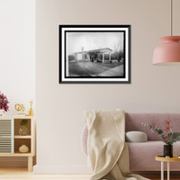 Historic Framed Print, Penn Oil Co., Q St., Georgetown, [Washington, D.C.],  17-7/8" x 21-7/8"