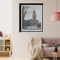 Historic Framed Print, Court House, Springfield, Mass. - 2,  17-7/8" x 21-7/8"