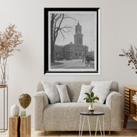 Historic Framed Print, Court House, Springfield, Mass. - 2,  17-7/8" x 21-7/8"