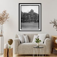 Historic Framed Print, Draper house, 1/20/21,  17-7/8" x 21-7/8"