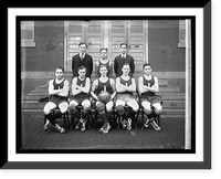 Historic Framed Print, Junior High School basketball team, 1921 - 2,  17-7/8" x 21-7/8"