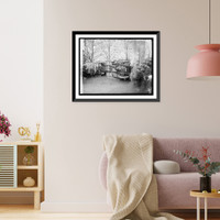 Historic Framed Print, Washington Rapid Transit Co. wreck,  17-7/8" x 21-7/8"