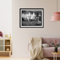 Post Master General Hays and Post Office Cabinet" and Dr. Lee K. Frankel", Historic Print