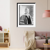 Dr. W.J. Holland, portrait bust, Antique Poster