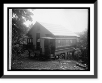 Historic Framed Print, House of street cars, 7/15/21,  17-7/8" x 21-7/8"