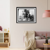 Historic Framed Print, Statue on top of Capitol, [Washington, D.C.],  17-7/8" x 21-7/8"