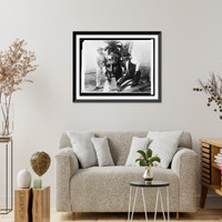 Historic Framed Print, Statue on top of Capitol, [Washington, D.C.],  17-7/8" x 21-7/8"