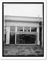 Powell Motor Agency, front, Antique Poster