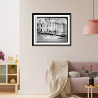Historic Framed Print, Treasury Dept. (old print), [Washington, D.C.] - 2,  17-7/8" x 21-7/8"