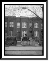 Historic Framed Print, 349 22 St., [Washington, D.C.],  17-7/8" x 21-7/8"