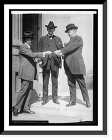 Historic Framed Print, Eddie Eynon, Pat Harrison, Sen. Fernald, 3/17/22,  17-7/8" x 21-7/8"