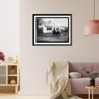 Historic Framed Print, Clara Barton House, 4/12/22,  17-7/8" x 21-7/8"