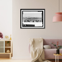 Panorama of Wash., 1865 Patent Office, Antique Wall Art