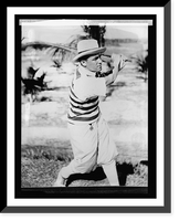 Historic Framed Print, Gene Sarazen at Miami, Fla.,  17-7/8" x 21-7/8"