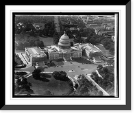Historic Framed Print, Capitol, [Washington, D.C.] from air,  17-7/8" x 21-7/8"