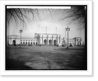 Historic Framed Print, Union Station, [Washington, D.C.] - 3,  17-7/8" x 21-7/8"