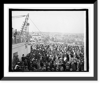 Historic Framed Print, Dedication, Geo. Wash. Memorial, [1923, Alexandria, Virginia] - 2,  17-7/8" x 21-7/8"