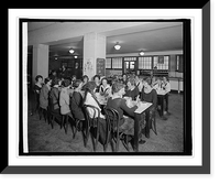 Historic Framed Print, Training table, Eastern High School, [Washington, D.C.] - 2,  17-7/8" x 21-7/8"