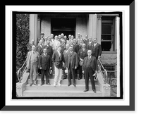 Historic Framed Print, Food Adm., World War I: sugar refineries group,  17-7/8" x 21-7/8"