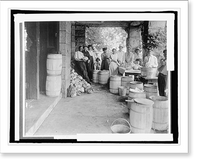 Historic Framed Print, Food Adm.: making sauerkraut,  17-7/8" x 21-7/8"