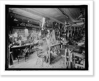 Historic Framed Print, Section of Construction Department,  17-7/8" x 21-7/8"