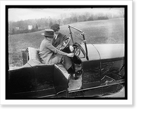 Historic Framed Print, [Woman instructed in driving automobile],  17-7/8" x 21-7/8"