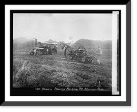 Porto i.e., Puerto Rico, West Indies. Hacienda Carmen" steam plowing machine", Vintage Poster