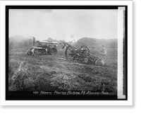 Porto i.e., Puerto Rico, West Indies. Hacienda Carmen" steam plowing machine", Vintage Poster