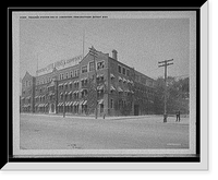 Historic Framed Print, Frederick Stearns and Co. laboratory from southeast, Detroit, Mich.,  17-7/8" x 21-7/8"