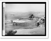 Historic Framed Print, Plant of the Cal. & Hawaiian Sugar Ref. Co., Crockett, Cal.,  17-7/8" x 21-7/8"