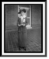 Mrs. Chas. D. Whitman, wife of Gov. of New York, Antique Poster