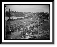 Historic Framed Print, [Admiral Schley's funeral 1912],  17-7/8" x 21-7/8"