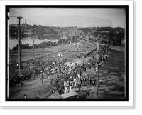 Historic Framed Print, [Admiral Schley's funeral 1912],  17-7/8" x 21-7/8"