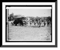 Historic Framed Print, [Red Cross ambulance],  17-7/8" x 21-7/8"