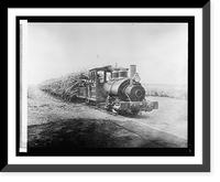 Historic Framed Print, 136. Trainload of Cane en route to the factory. Peru,  17-7/8" x 21-7/8"